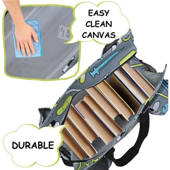 Zip-Top Tote Bag with Exterior Pockets for Working Women, Teachers - Picture 3 of 7